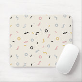Re-Squiggle-Muster Mousepad (Mit Mouse)