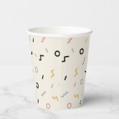 Re-Squiggle-Muster Pappbecher (Rechts)
