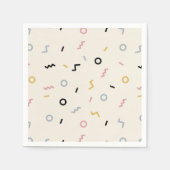 Re-Squiggle-Muster Serviette (Vorderseite)