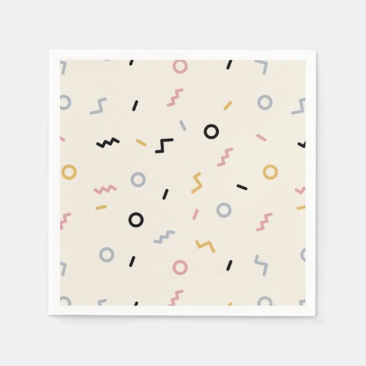 Re-Squiggle-Muster Serviette (Vorderseite)