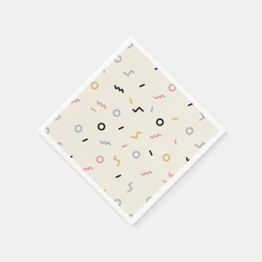 Re-Squiggle-Muster Serviette (Ecke)