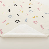 Re-Squiggle-Muster Sherpadecke (3/4)