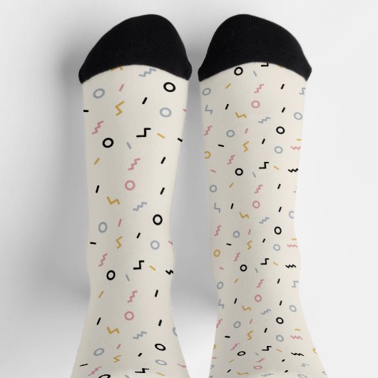 Re-Squiggle-Muster Socken (Oben)