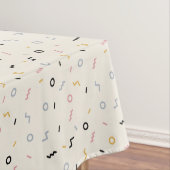 Re-Squiggle-Muster Tischdecke (Beispiel)