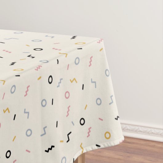 Re-Squiggle-Muster Tischdecke (Beispiel)