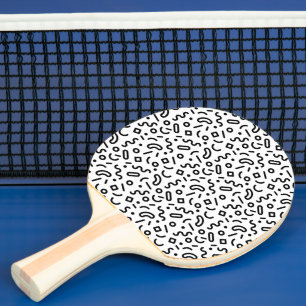 Re-Squiggle-Muster Tischtennis Schläger