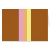 Re Streifen Leere Karten (Orange Multi) (Vorderseite (Horizontal))