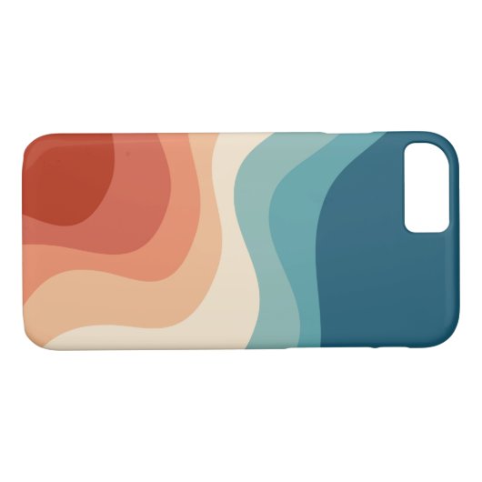 Re-Style-Wellen Case-Mate iPhone Hülle (Rückseite (Horizontal))