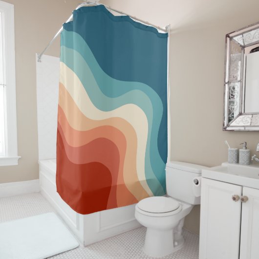 Re-Style-Wellen Duschvorhang (Beispiel)