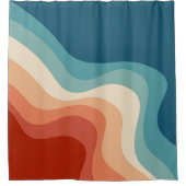 Re-Style-Wellen Duschvorhang (Vorderseite)