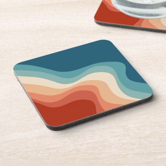 Re-Style-Wellen Getränkeuntersetzer (Linke Seite)