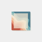 Re-Style-Wellen Post-it Klebezettel (Vorderseite)