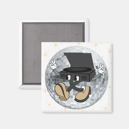 Re-to-Record-Player-Zeichenfläche Magnet (Vorderseite/Rückseite)