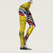 Re-Vorgestellte Pfau-Feder-Leggings Leggings (Rechts)
