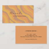 Re-Wavy-Muster Visitenkarte (Vorne/Hinten)