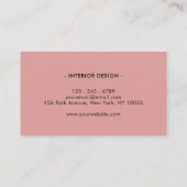 Re-Wavy-Muster Visitenkarte (Rückseite)