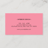 Re-Wavy-Muster Visitenkarte (Rückseite)