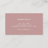 Re-Wavy-Muster Visitenkarte (Rückseite)