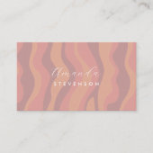 Re-Wavy-Muster Visitenkarte (Vorderseite)