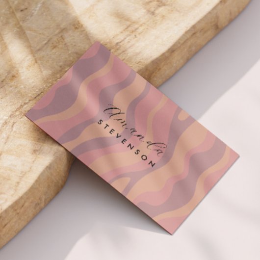 Re-Wavy-Muster Visitenkarte