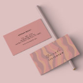 Re-Wavy-Muster Visitenkarte