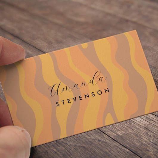 Re-Wavy-Muster Visitenkarte