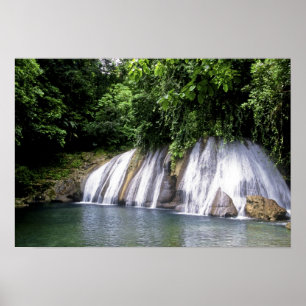 Reach Falls, Port Antonio, Jamaica Poster