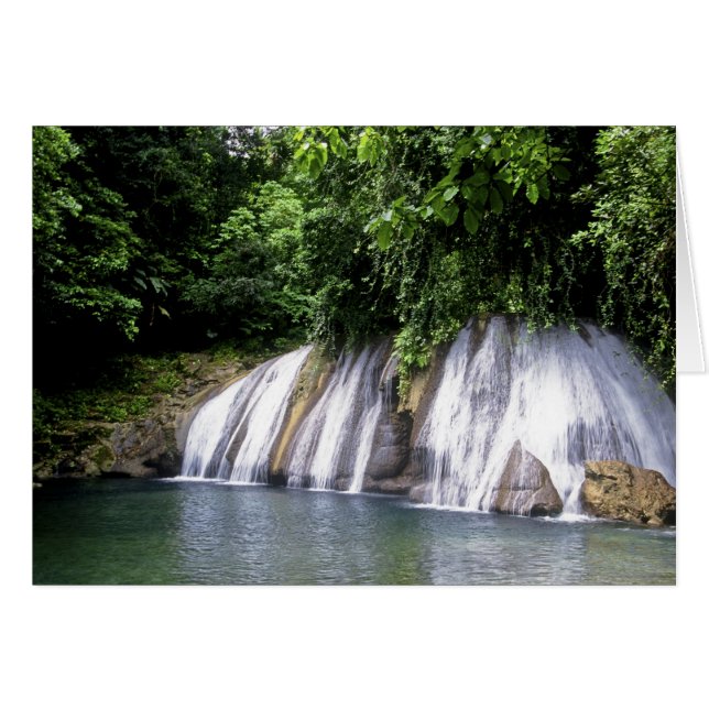 Reach Falls, Port Antonio, Jamaika (Vorderseite (Horizontal))