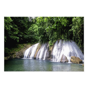 Reach Falls, Port Antonio, Jamaika Fotodruck