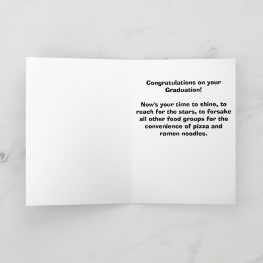 Reach for the Stars Karte (Innenseite)