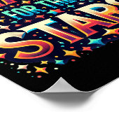 Reach For The Stars Motivational  Poster (Ecke)