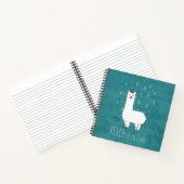 "Reach for the Stars" Sweet Llama Illustration Notizbuch (Innenseite)