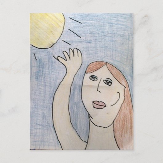 Reach for the Sun postcard Postkarte (Vorderseite)