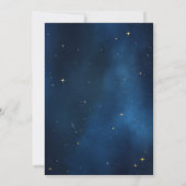 Reach Four The Stars 4th Birthday Invitation Space Einladung (Rückseite)