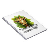 Reach High, Dream Big - Giraffen Notebook 📖 Notizblock (Rechte Seite)
