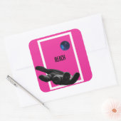 REACH QUADRATISCHER AUFKLEBER (Umschlag)