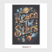 Reach The Stars – Colour Burst Aufkleber (Blatt)