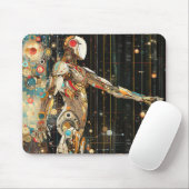 Reaching Through Time Mousepad (Mit Mouse)