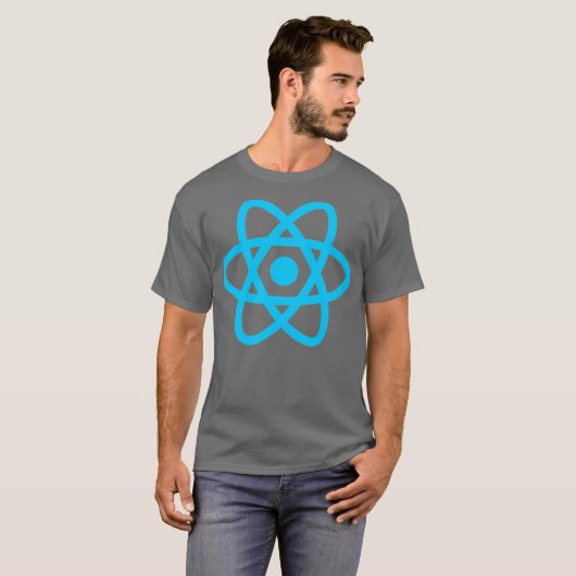 React JavaScript JS Frontend Software Engineer T-Shirt (Vorne ganz)