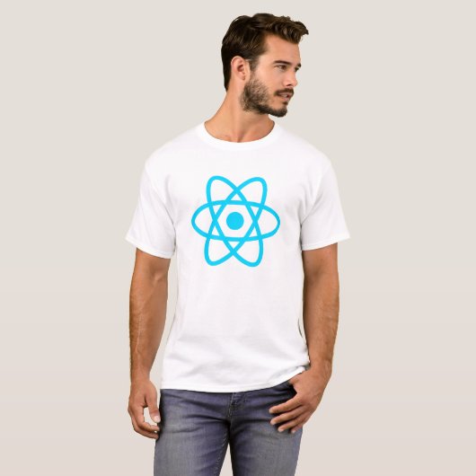 ReactJS reagieren JS Javascript-Programmierer T-Shirt (Vorne ganz)