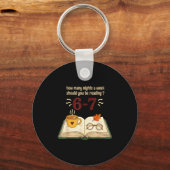 Read 6–7 Nights Funny Reading Schlüsselanhänger (Vorderseite)