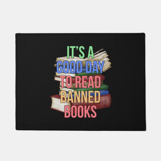 Read Banned Books Librarian Bookworm Book Reader Fußmatte (Vorderseite)