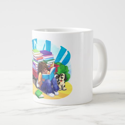 READ Book Wagner Art Jumbo-Tasse (Vorderseite Rechts)