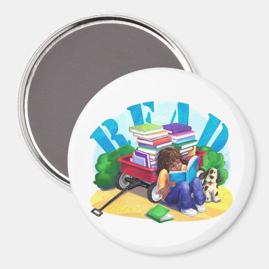 READ Book Wagner Art Magnet (Vorderseite/Rückseite)