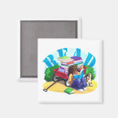 READ Book Wagner Art Magnet (Vorderseite/Rückseite)