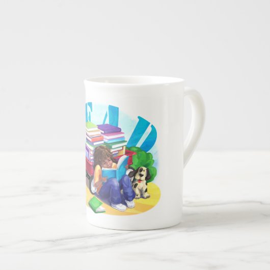 READ Book Wagner Art Porzellantasse (Vorderseite Rechts)