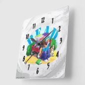 READ Book Wagon Art Square Uhr (Winkel)