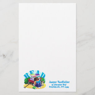 READ Book Wagon Art Stationery Briefpapier