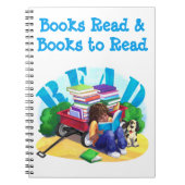 READ Book Wagon Personalisiert Notebook Notizblock (Vorderseite)