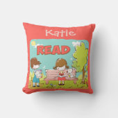 Read Child Throw Kissen (Vorderseite)